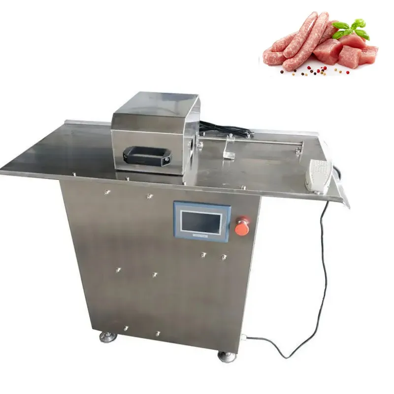 Semi Automatic Sausage Linker Binder Ham Chicken Sausage Binding Tying Linking Machine For Sale