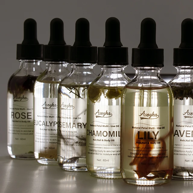 Popular New Bulk Private Label 15 Flavors Forget-me -not Jasmine Rose Multi use Petal Flowers Oil Essential Oil For Facial Care