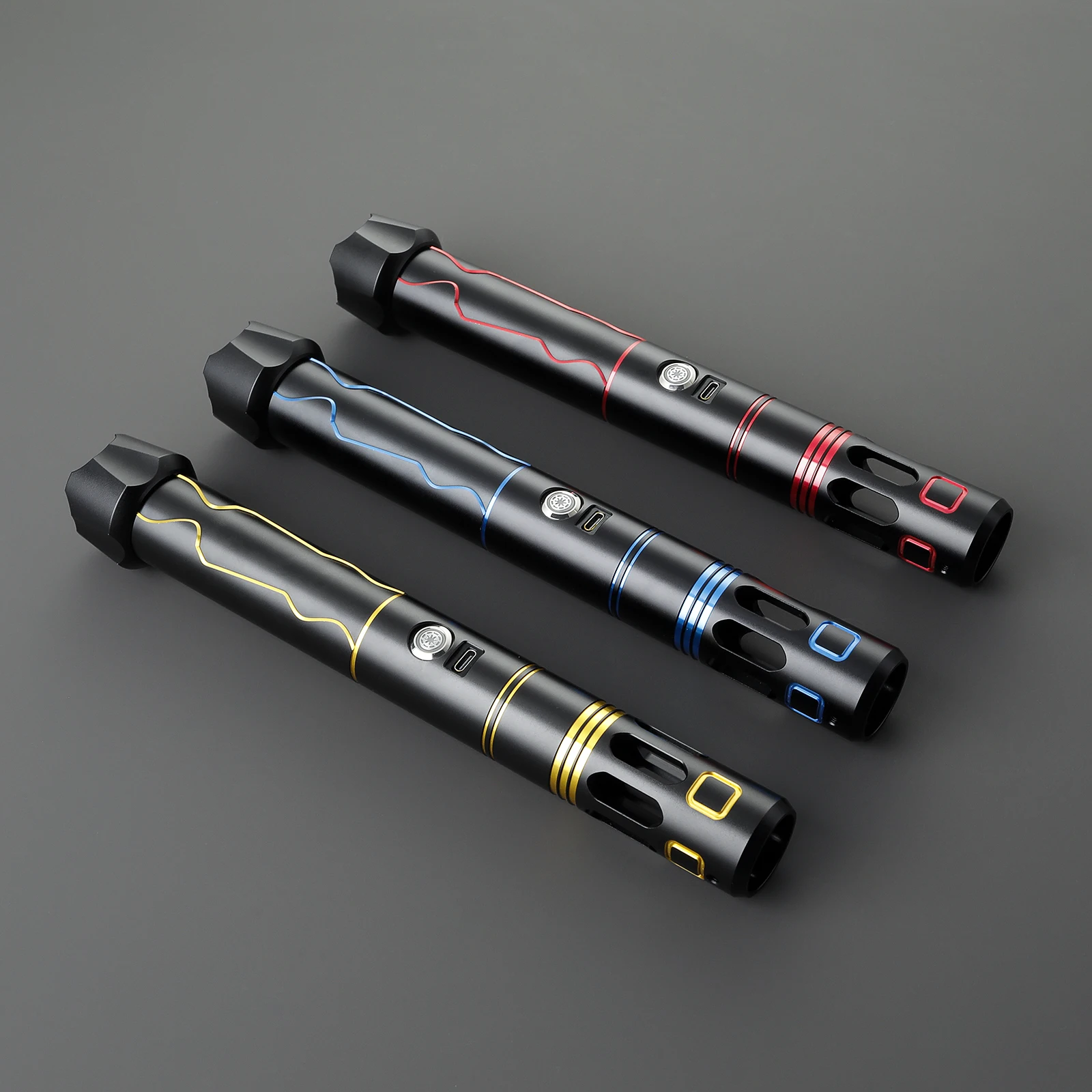 Neopixel Lightsaber Blaster Ghost Saber Lightsaber Official Website Unisex 14 Years & up 4-8hours with USB Charging Cable CN;GUA