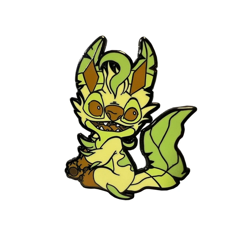 Chinese Manufacturer Promotional High Quality  Anime Characters Black Nickel Metal Hard Enamel Pins