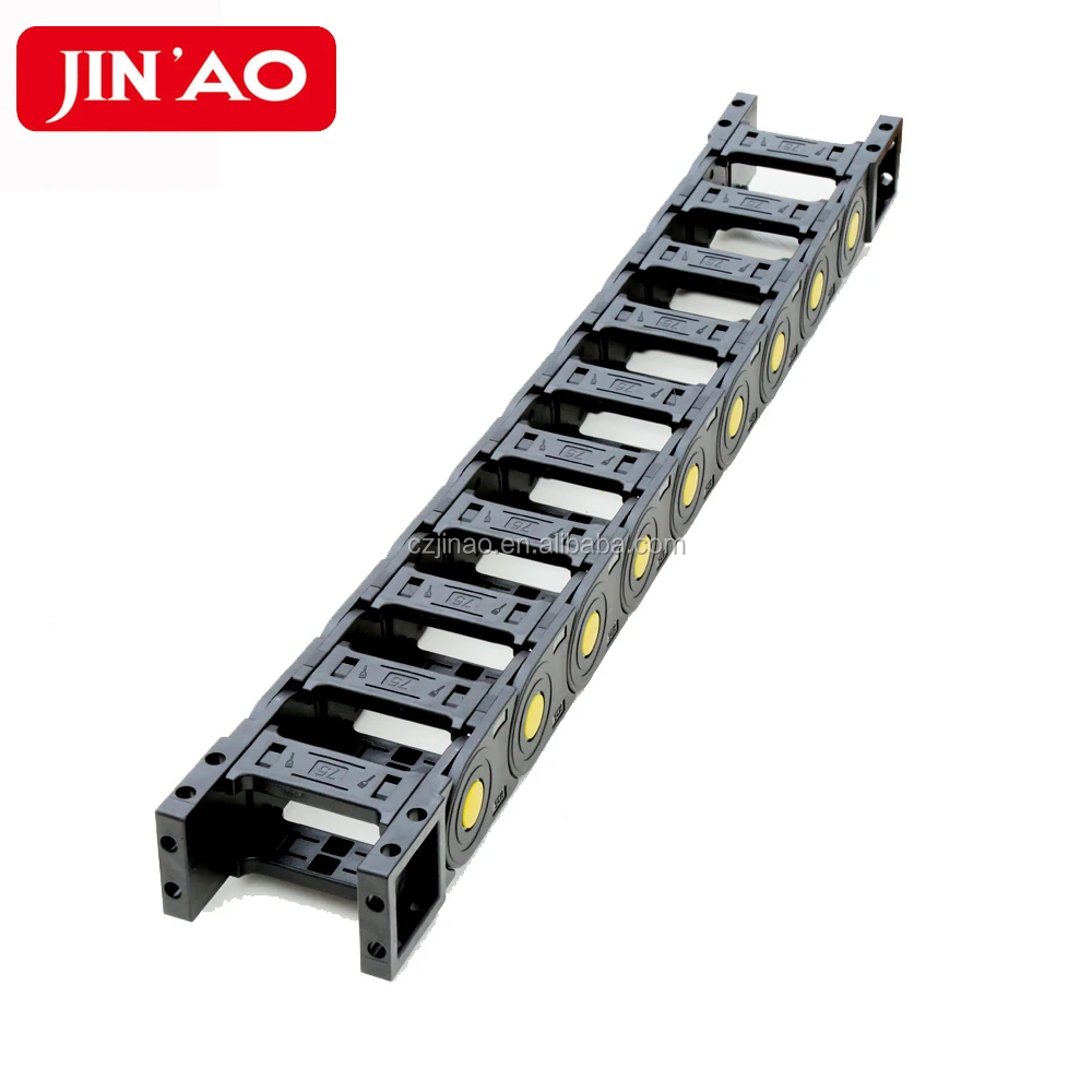 Plastic cable carrier drag chain