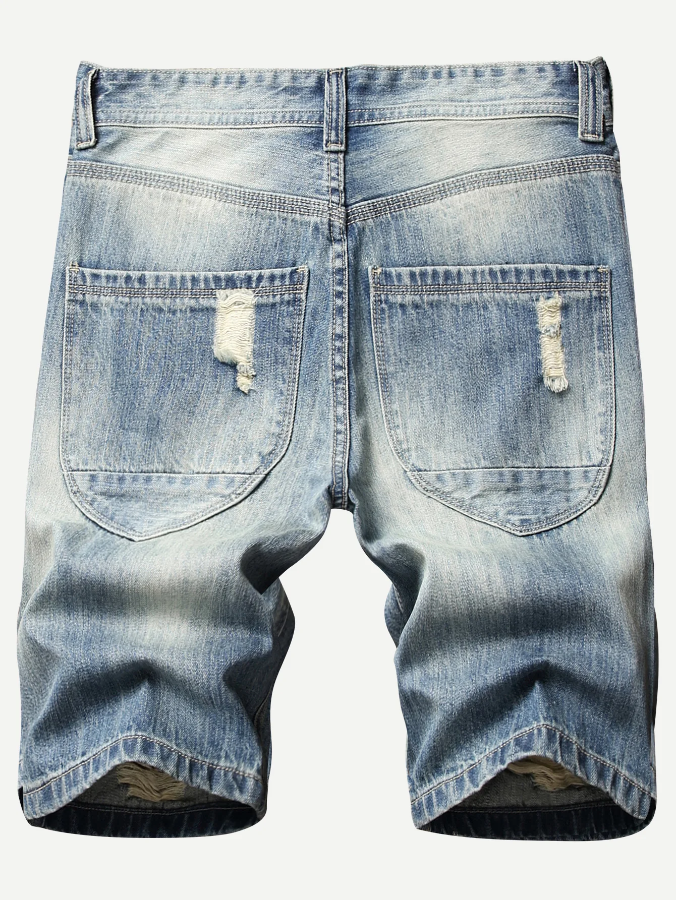 High Quality Manufacturer Competitive Price Classic Washed Plus Size Short Trousers Jeans Short Denim for Men Cuted Jeans