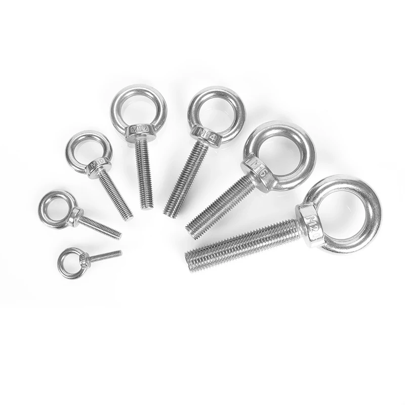 Customized size 310S DIN580 eye bolt UNS S31008 W.Nr.1.4845 DIN580 eye bolt
