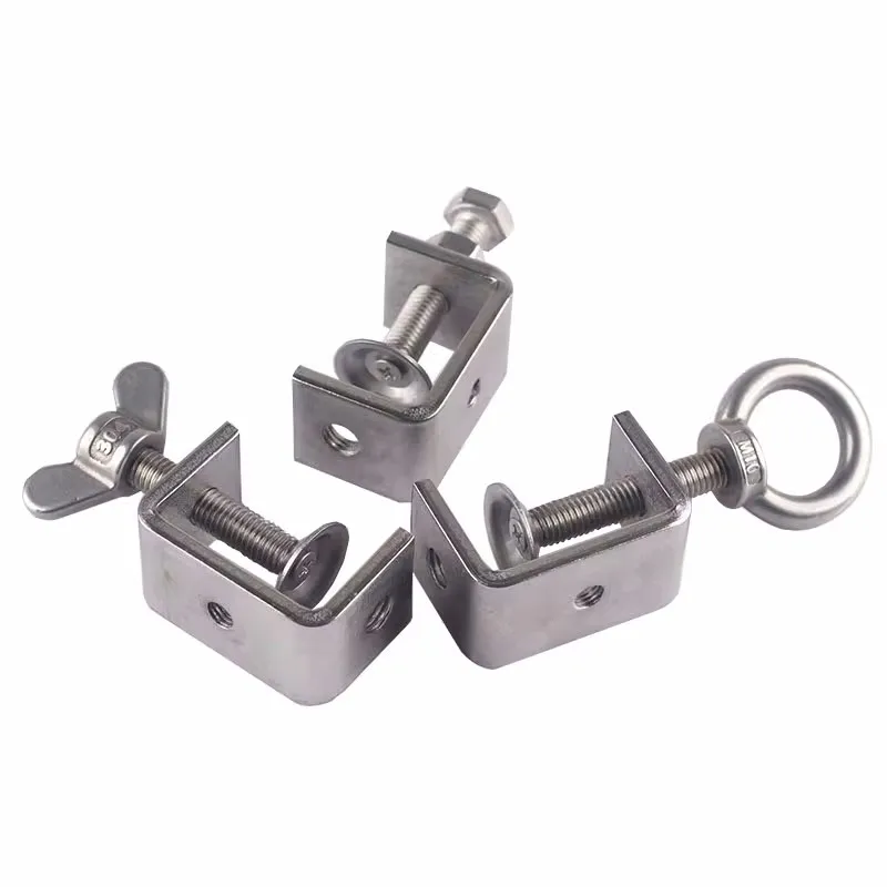 Heavy Duty Woodworking Drawer Installing Clip Galvanized outer hexagonal style C-clip G-clamp Tiger Clamp