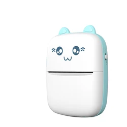 Portable Photo Printer Black And White Barcode Rechargeable Cartoons 58mm Thermal Mini Printer