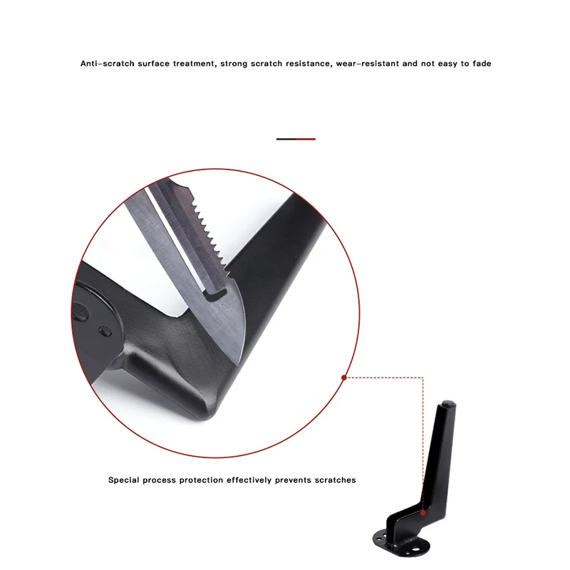 Office metal coffee table dining table dresser tv cabinet furniture tapered support sofa table base legs