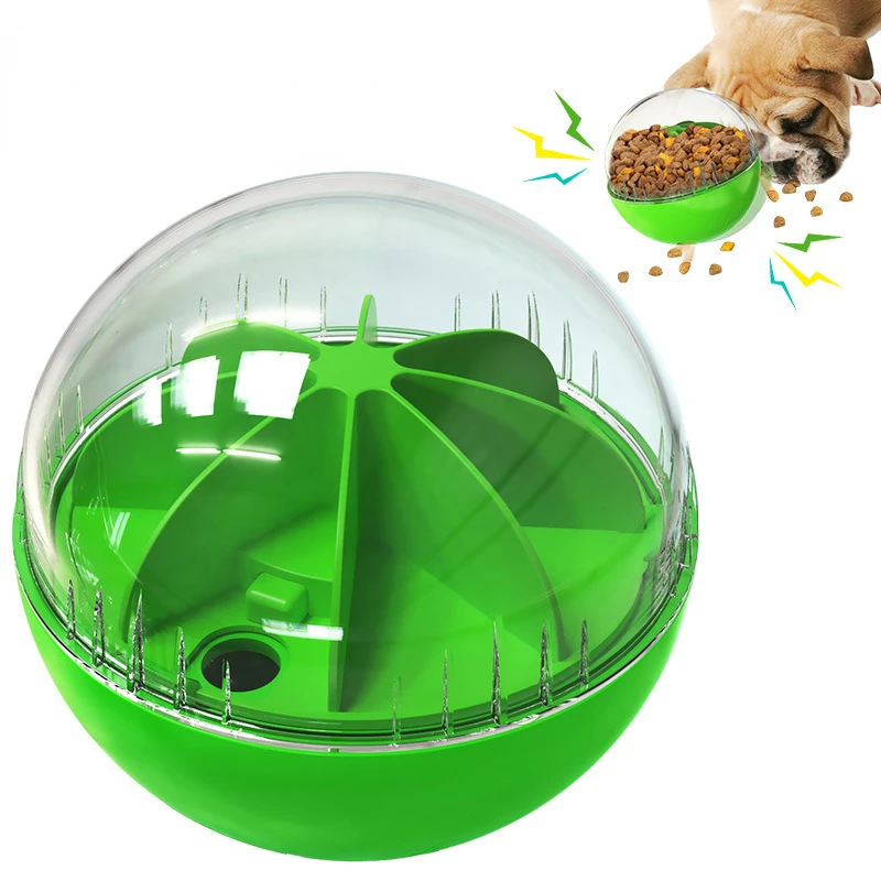 Amazon Hot Sell Treat Ball Dog Toy For Pet Increases Iq Interactive Food Dispensing Ball