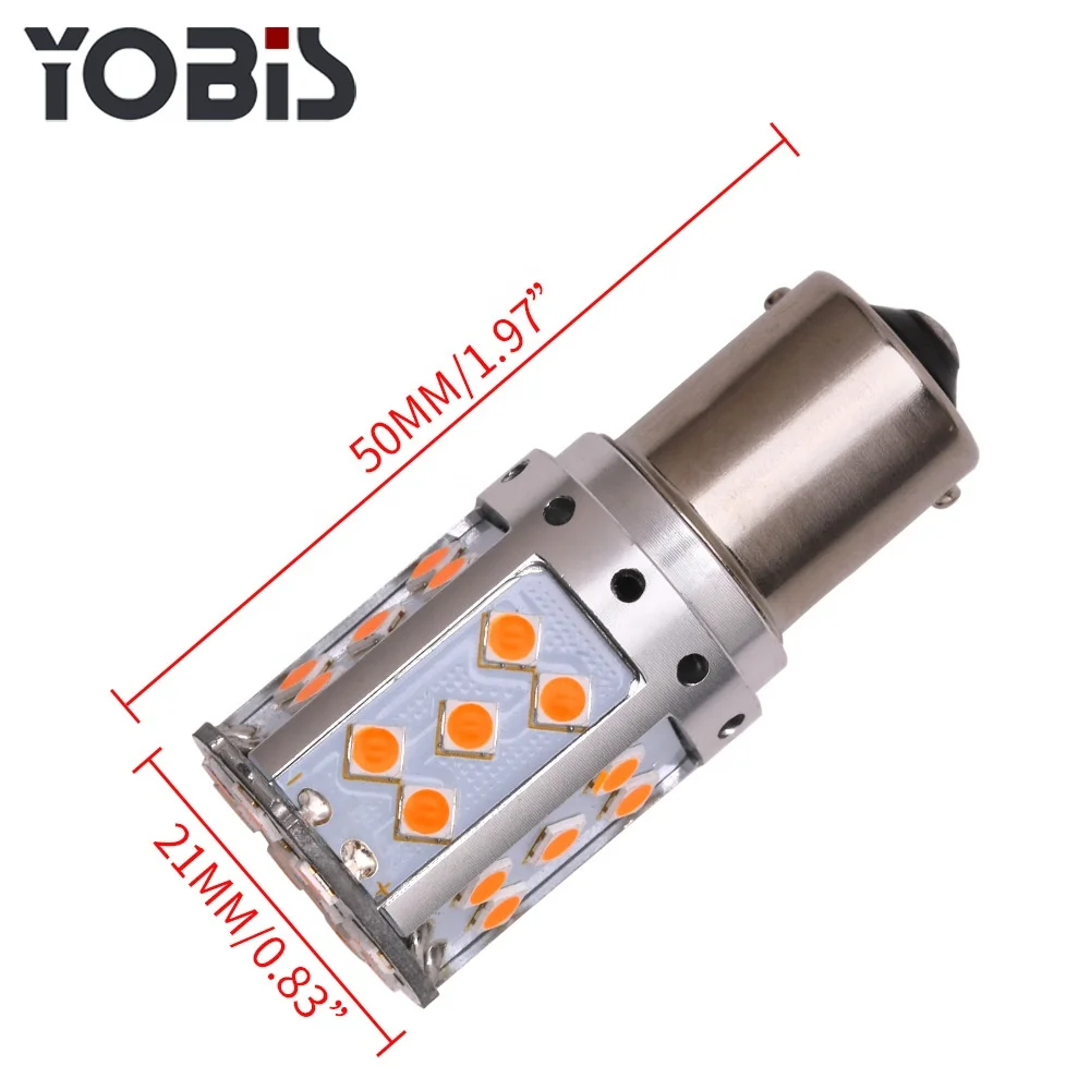  Задний фонарь Yobis для мотоцикла 1156 BAU15S PY21W 3030 35SMD без