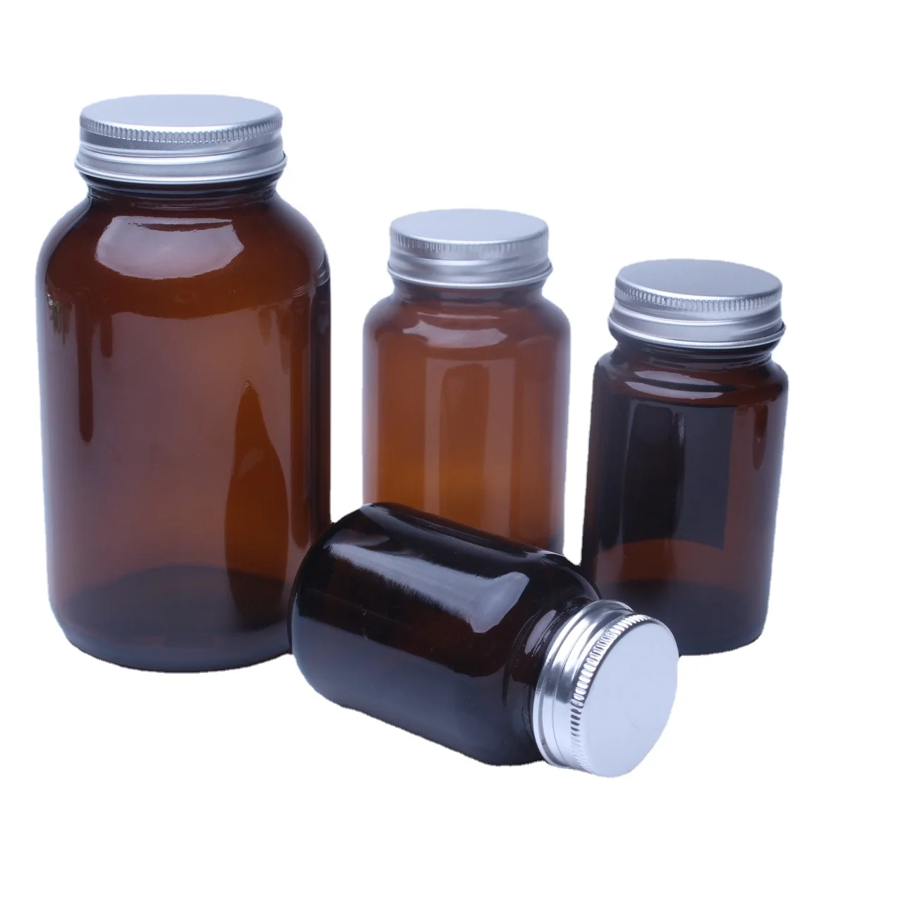 ZhongXin 5oz Glass Dasher Bottle with Shrink Capsule and Screw Cap