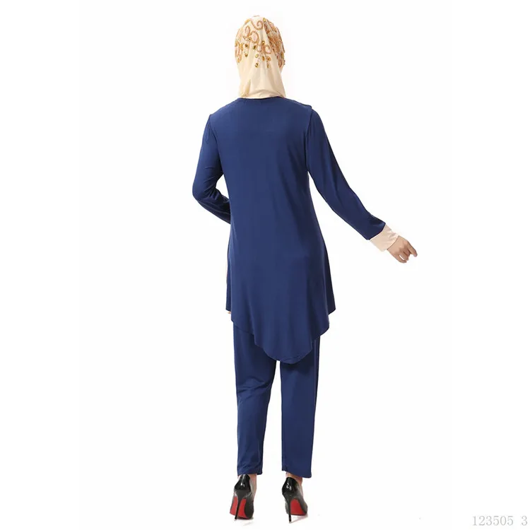 2020 latest design muslim islamic clothing women fashion lace baju kurung