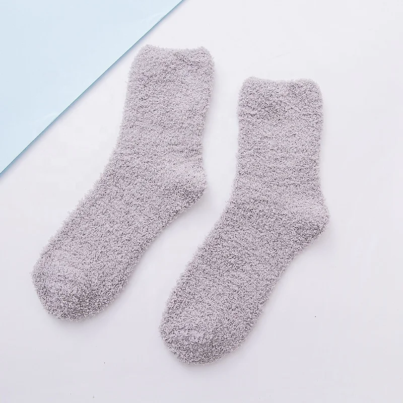 Super Soft Plush Slipper Sock Casual Home Sleeping Fuzzy Cozy Socks