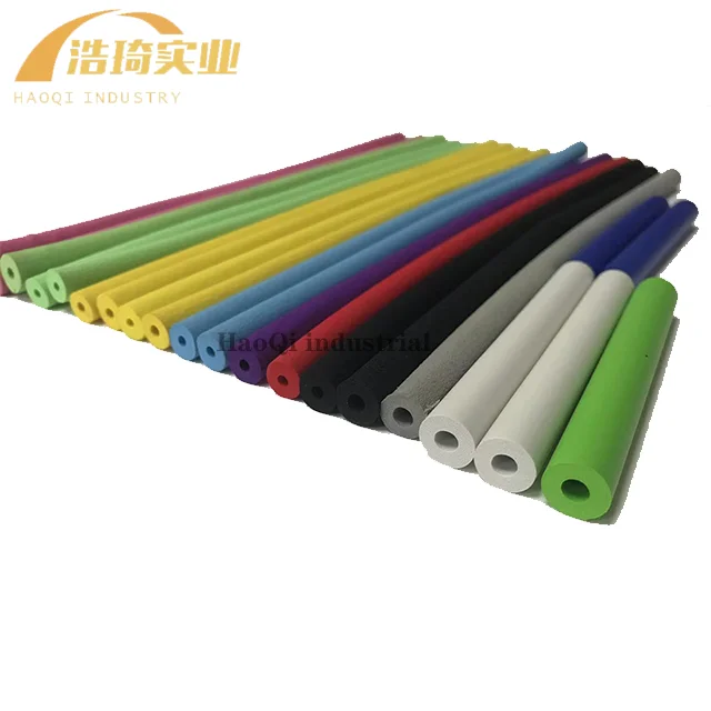NBR EPDM High Density Foam Pipe Nbr Small Solid Rubber Insulation Tube foam tube