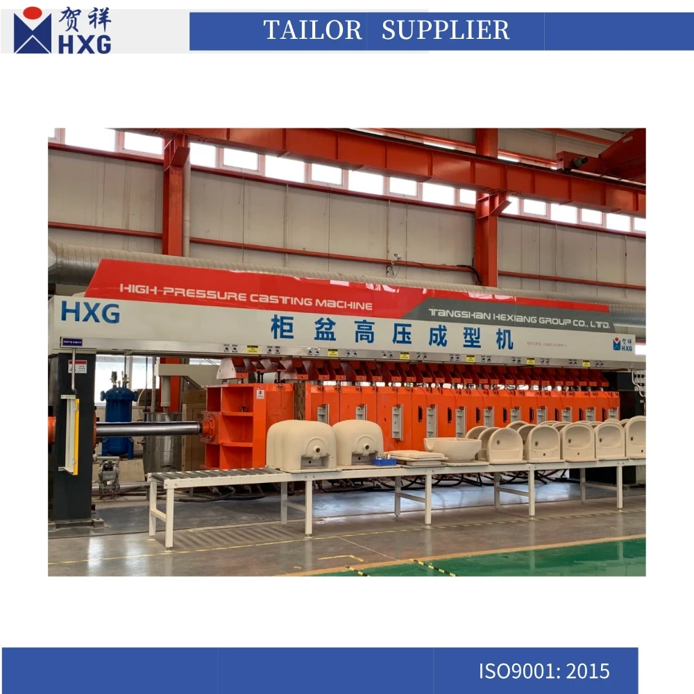 Rim of Two Piece Toilet Bowl High Pressure Casting Machine with 2-12 Sets Resin Working Mold High Technology