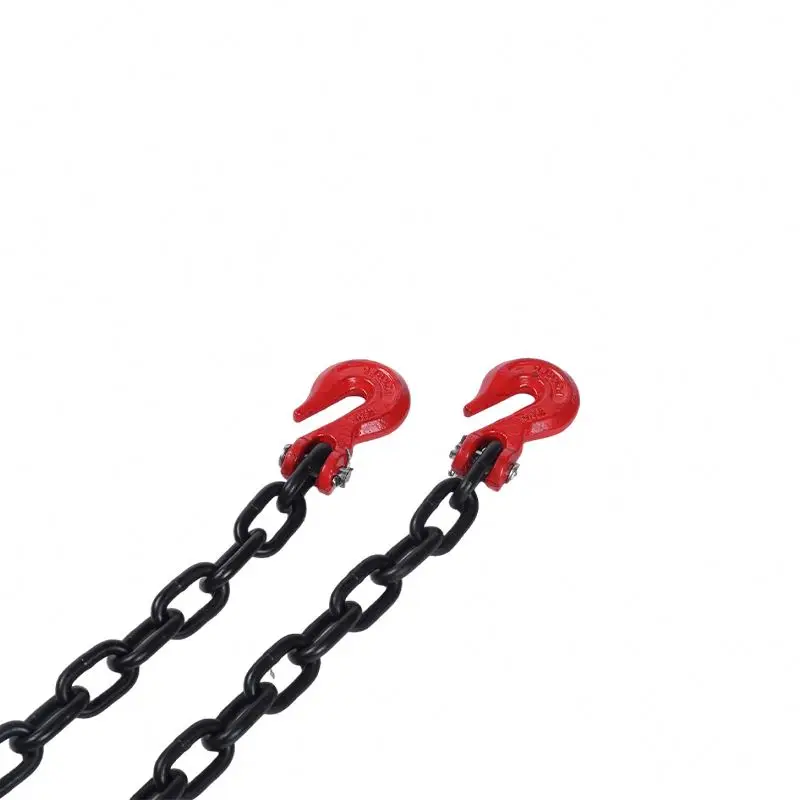 Stud link chain high quality G80 chain With Hook