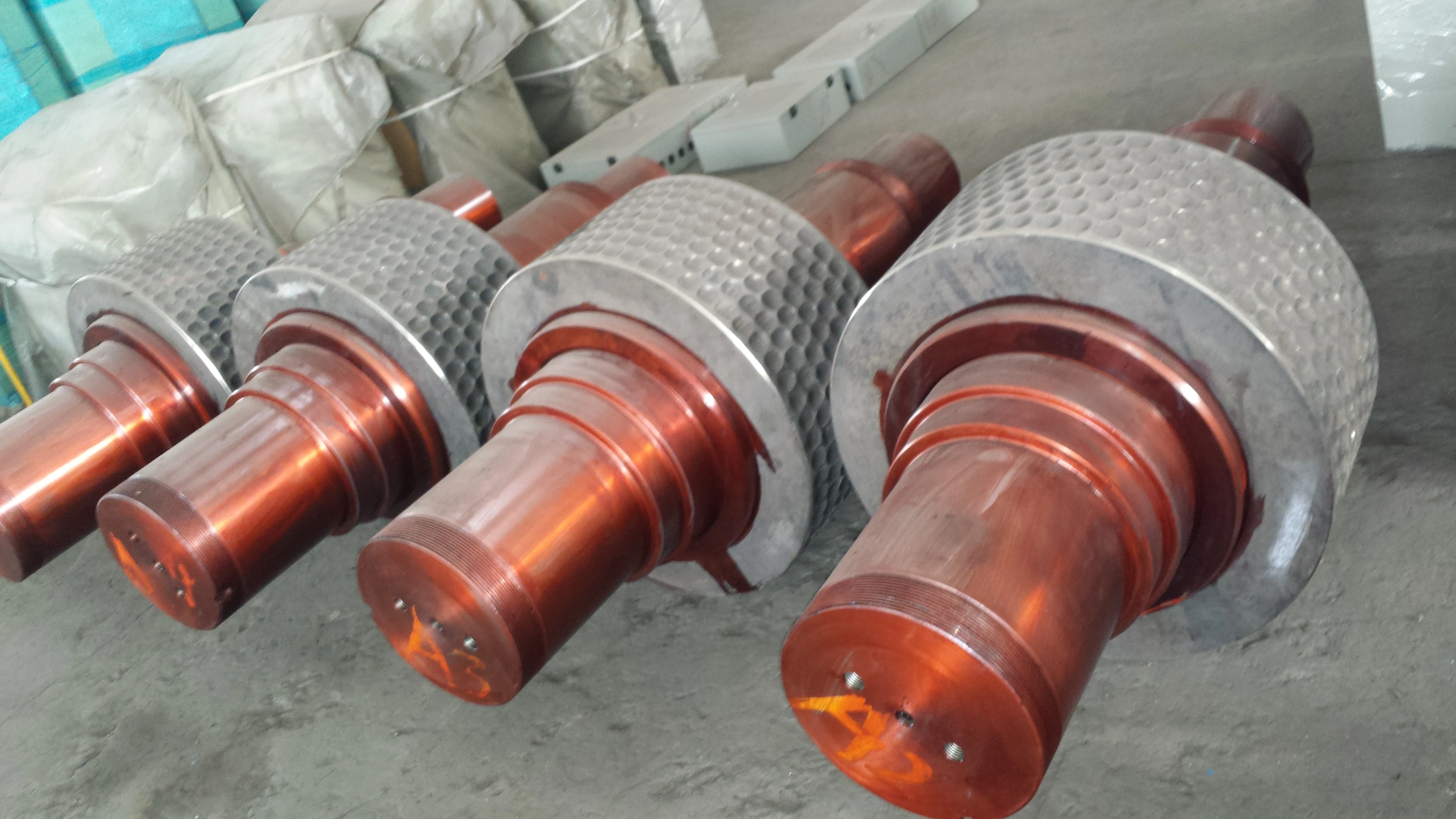 Steel crusher roller shell mining machine pellet parts roller sleeve