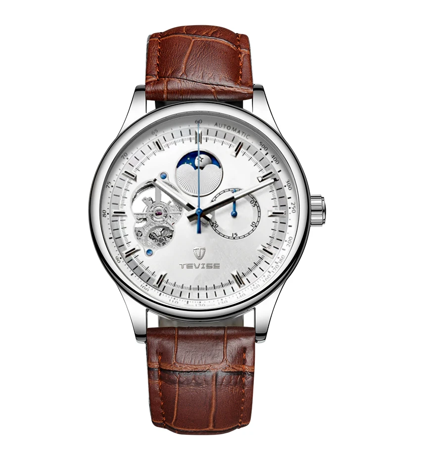 Accept OEM wholesale watches automatic watch moon phase mechanical watch for men