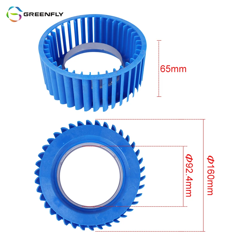 Manufacturers OEM ODM ABS Plastic centrifugal Fan Blades Air Conditioner Blower Wheel fan impeller