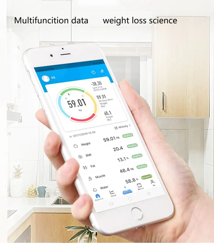 Household Electrode Supscale  Body Fat Smart Weighing Scales