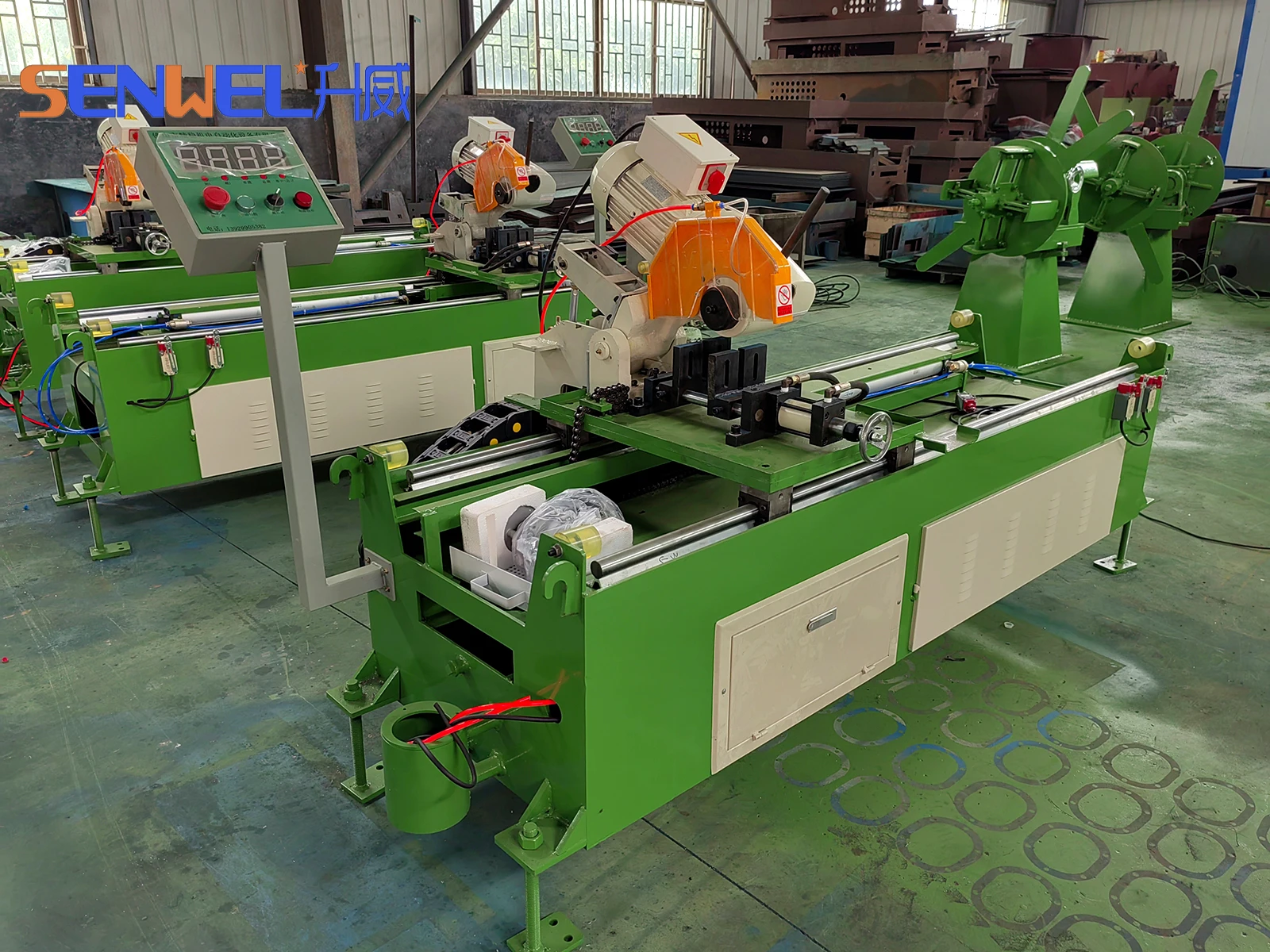 SENWEL Ss Tube Make Machine Stainless Steel Pipes Manufacturer Round Square Tube Profile Line