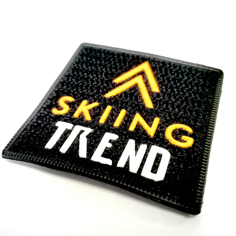 Heat Transfer LOGO 3D Embossed TPU PVC Flock Silicone Iron On Patch Printing Heat Transfer Labels