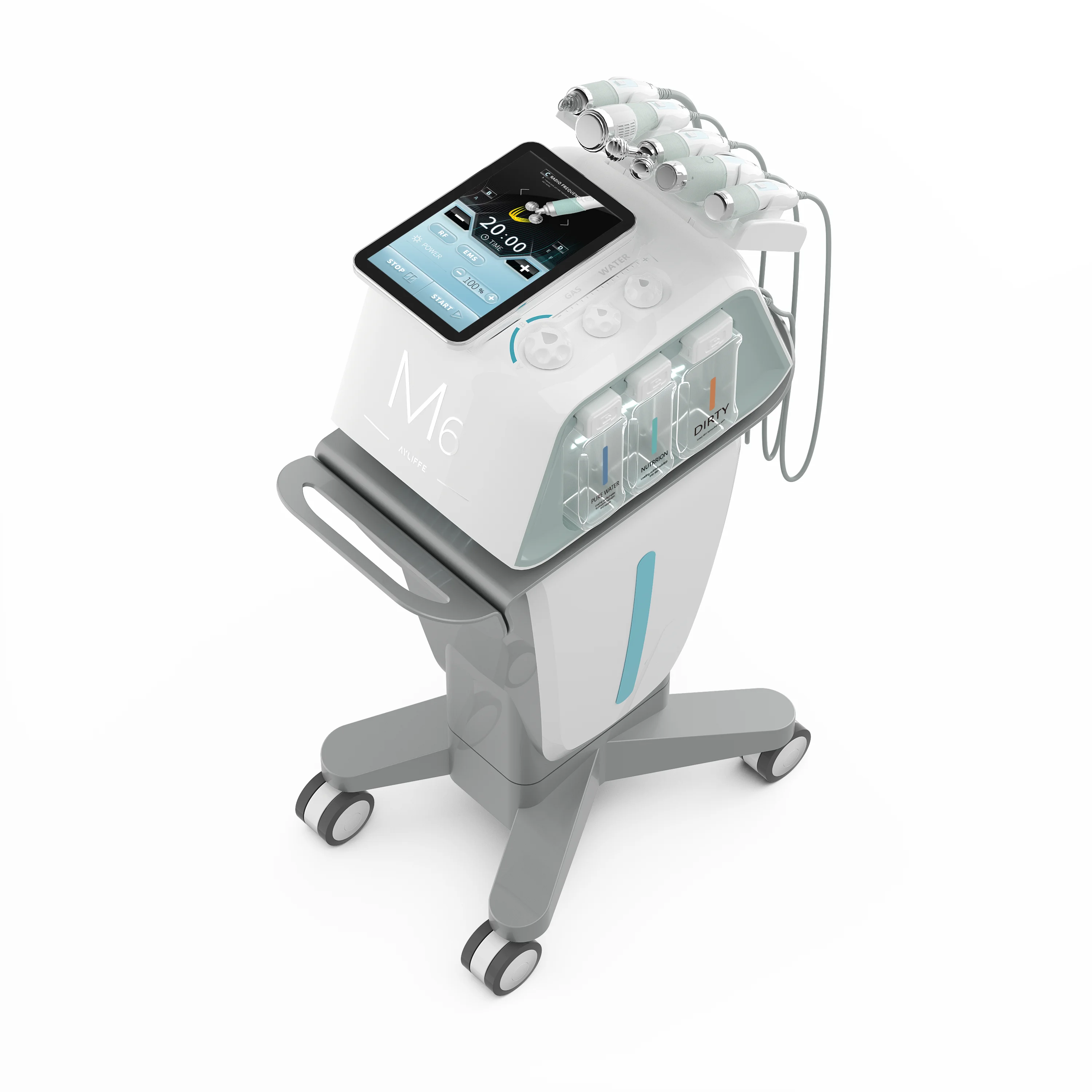 Ultrasonic plasma facial machine hydro dermabrasion machine 2022 acne removal mesotherapy rf machine