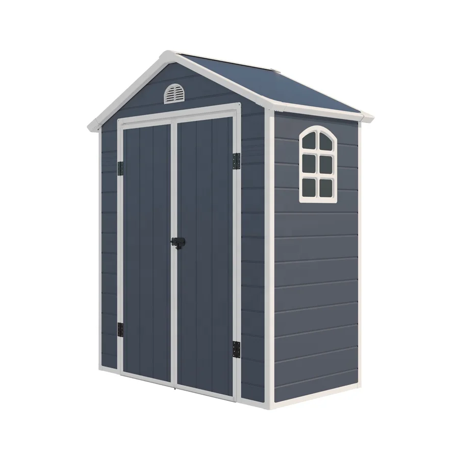2021 Small Plastic Outdoor Tool Sheds Garden Resin Storage Shed 6.2x3.4
