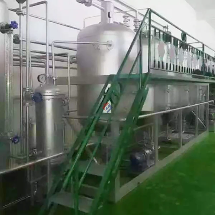 1ton per day palm oil mill refiner purification machine plant