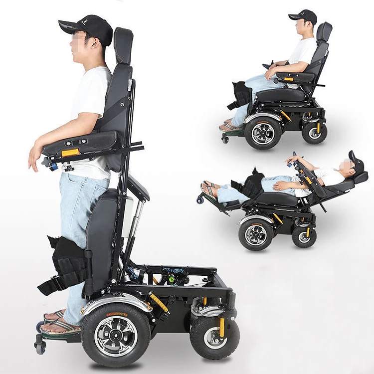 Wholesale Recline Wheelchair Standing Wheelchair 180 Recliner Power Electric Standing Up Wheelchair For Disabled