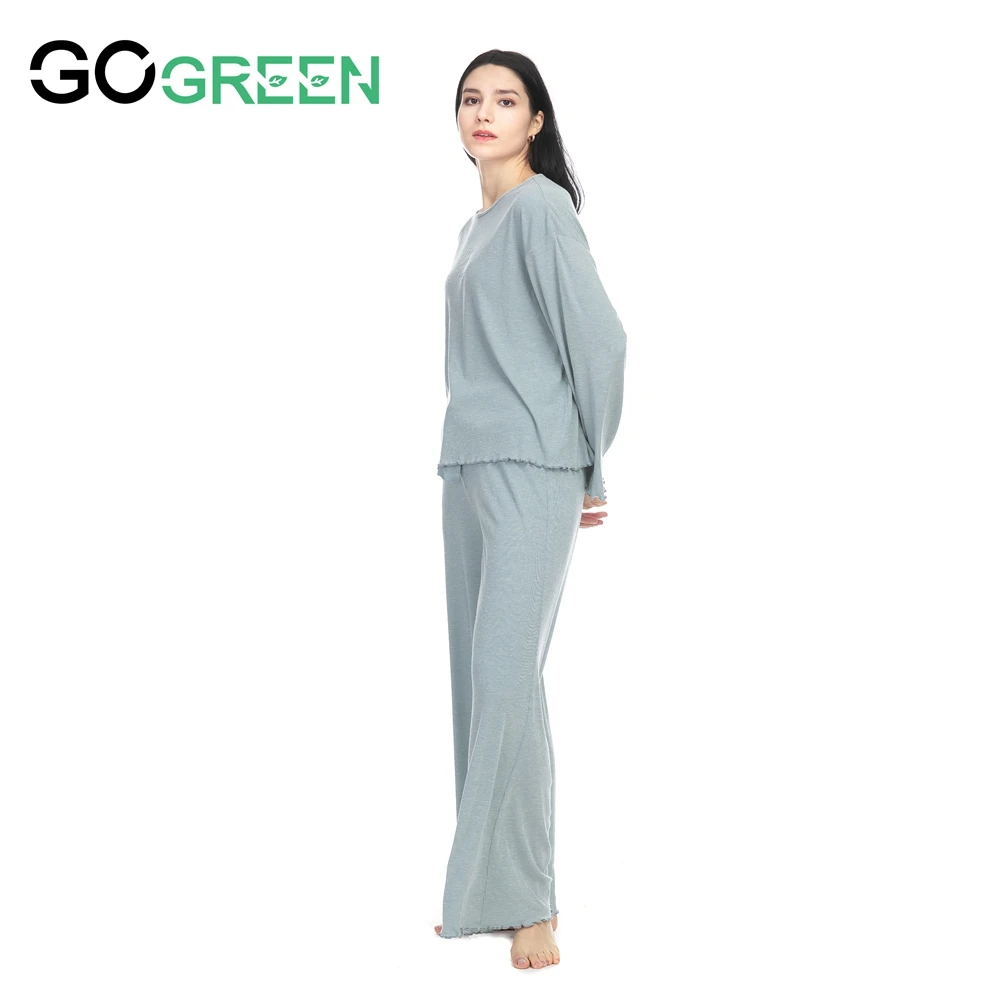 Knitted Quality Control High Quality Knitwear Homefitness Pajama Set Woman