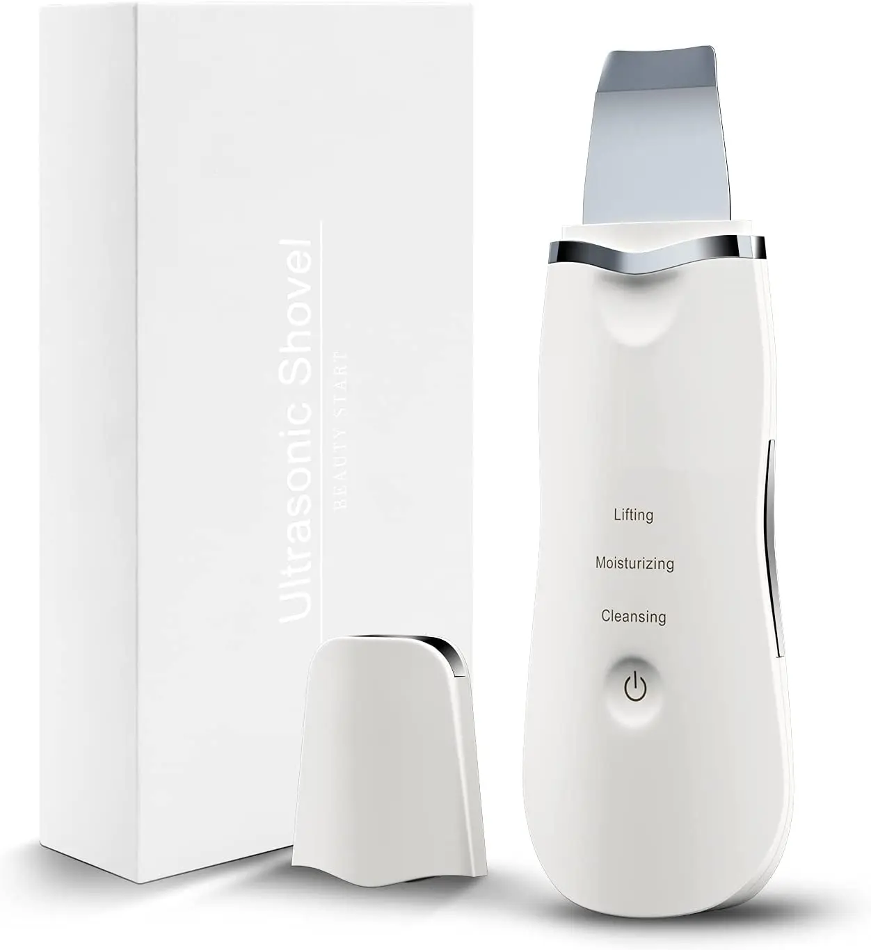 Pore Cleansing Scrubber Portable Skin Spatula Face Peeling Sonic Facial Ultrasonic Skin Scrubber Spatula Ultra Skin Scrubber