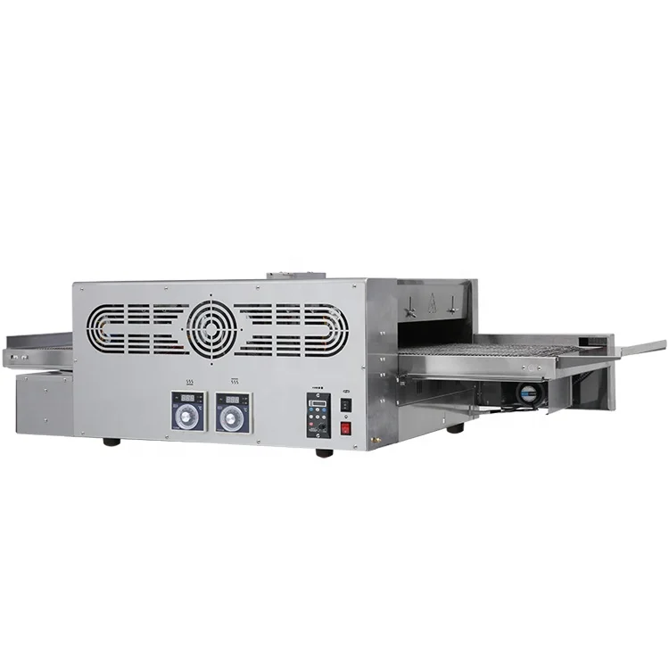 Gas Burner Conveyor Convection Pizza Ovens 20 Inch Commercial Pie Baking Equipment Oven Bakery Outdoor Pizza Oven OEM For Sale