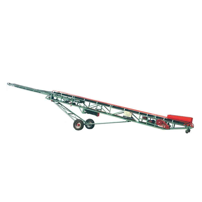 Belt conveyors used for truck loading and unloading containers  belt to grain/sand