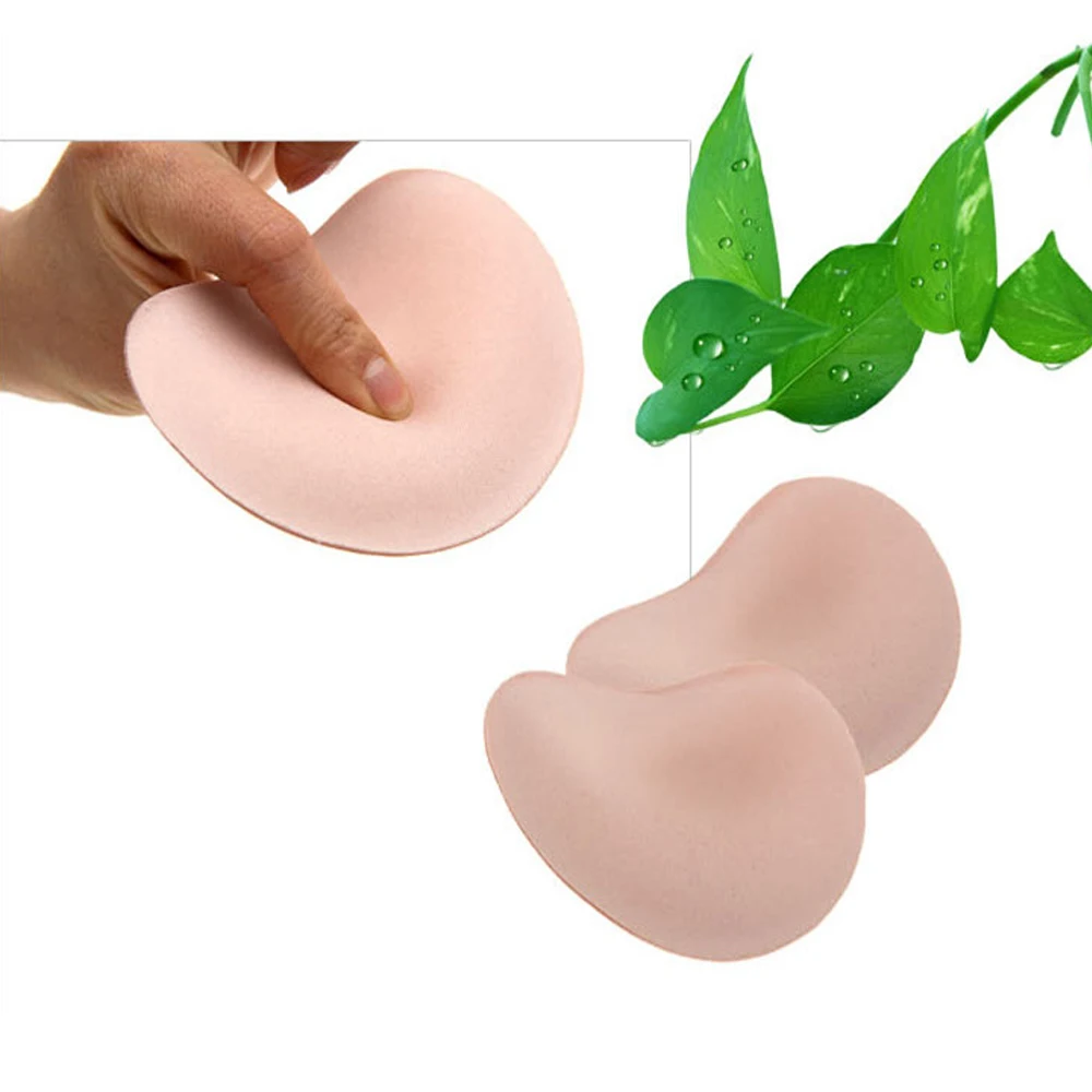 Mei Xiao Ti Adhesive Bra Pad Increase breast size Insert Reusable Silicone Bra Sticky Nude Pad