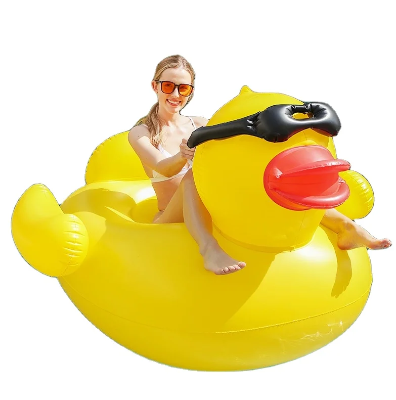 Inflatable Rubber Duck Quick-Fill Valves Pool Rafts & Inflatable Ride-ons 300 lb Capacity