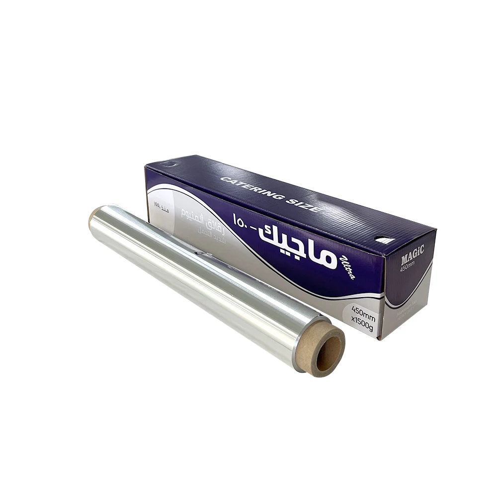 Customized Food Grade Aluminium Foil Heavy Duty Paper Roll Aluminum For Package Household Using
