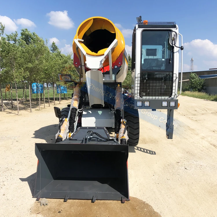 Concrete Cement Self Loading Max Tone 1.2m3 4m3 Mobile Concrete Mixer Batch Truck