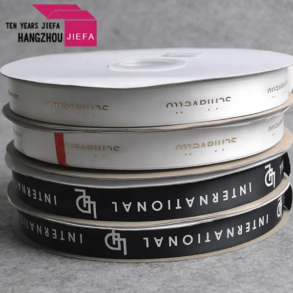 Good price wholesale custom printed satin label