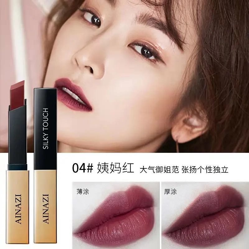 RTS waterproof velvet matte customize makeup Lipstick custom matte lipstick private label ladies cosmetic cute lipstick