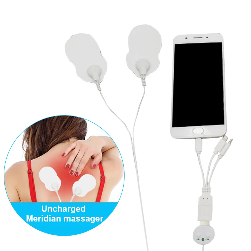 USB Pulse Body Innovation Massager with 2 Gel Pads for Massage