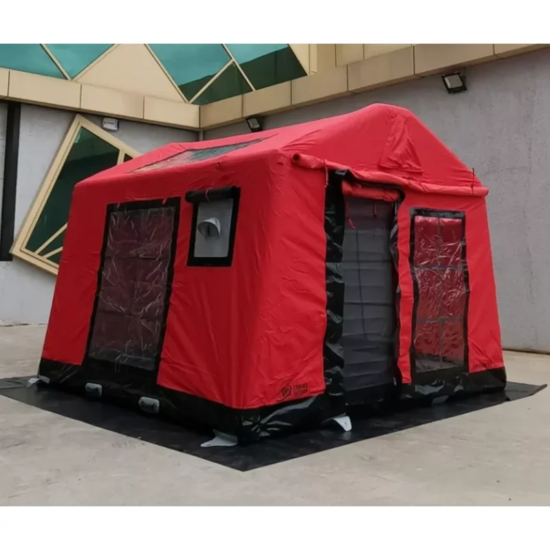 Factory Custom Multi Persons Large Inflatable Camping Tent Air Family Outdoor Inflatable House Tent Inflatable Tent Camping