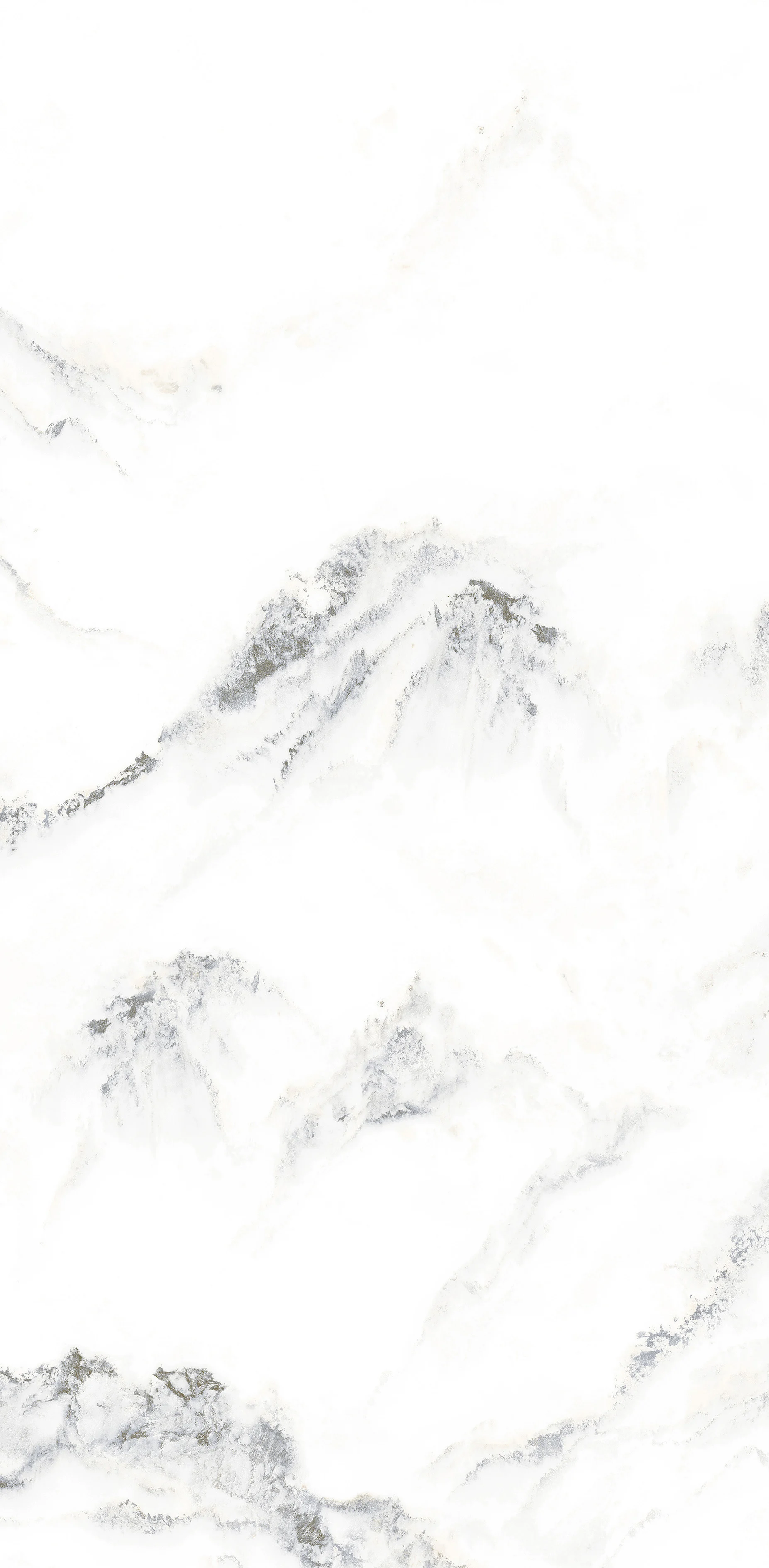 Foshan White Porcelain Polished Glazed Ceramic Tile Mountain Pattern Marble Stone Slab for Hall Landscape Laundry Application