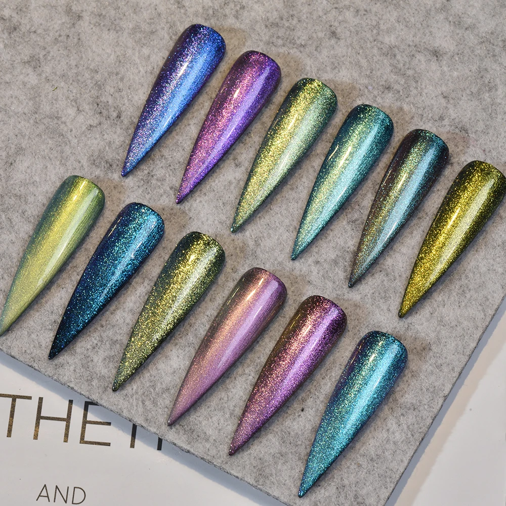 Nail Art Gel Polish Colorful Shiny Galaxy Optical Chameleon Laser Nail Gel Polish