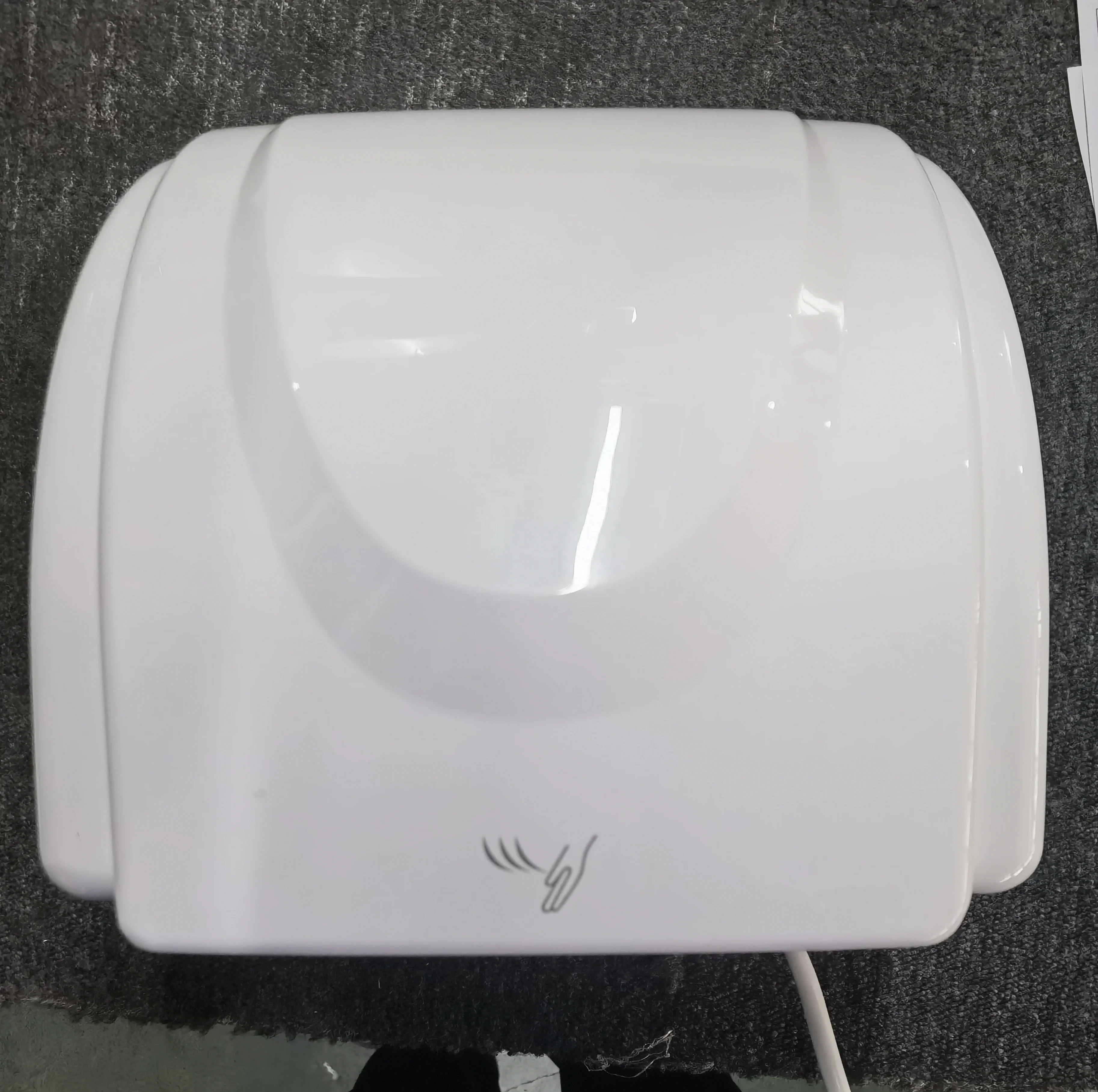 Kuaierte K2505E Wall Mounted Conventional Cheap ABS Electric Automatic Powerful Hand Dryer for Commercial Bathrooms