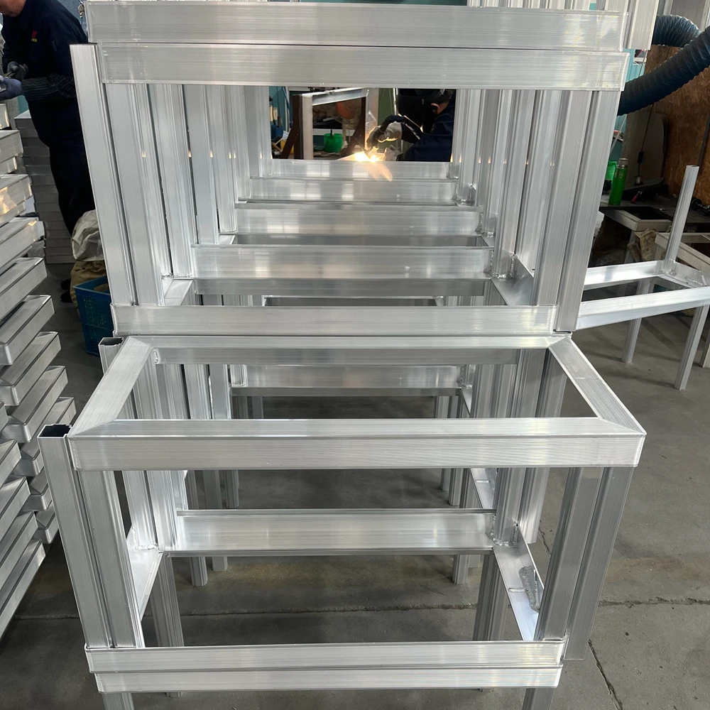 More Sturdy and Durable Premium Aluminum Air Conditioner Outdoor Stand, Professional Manufacturer Mini Split AC Ground Stand