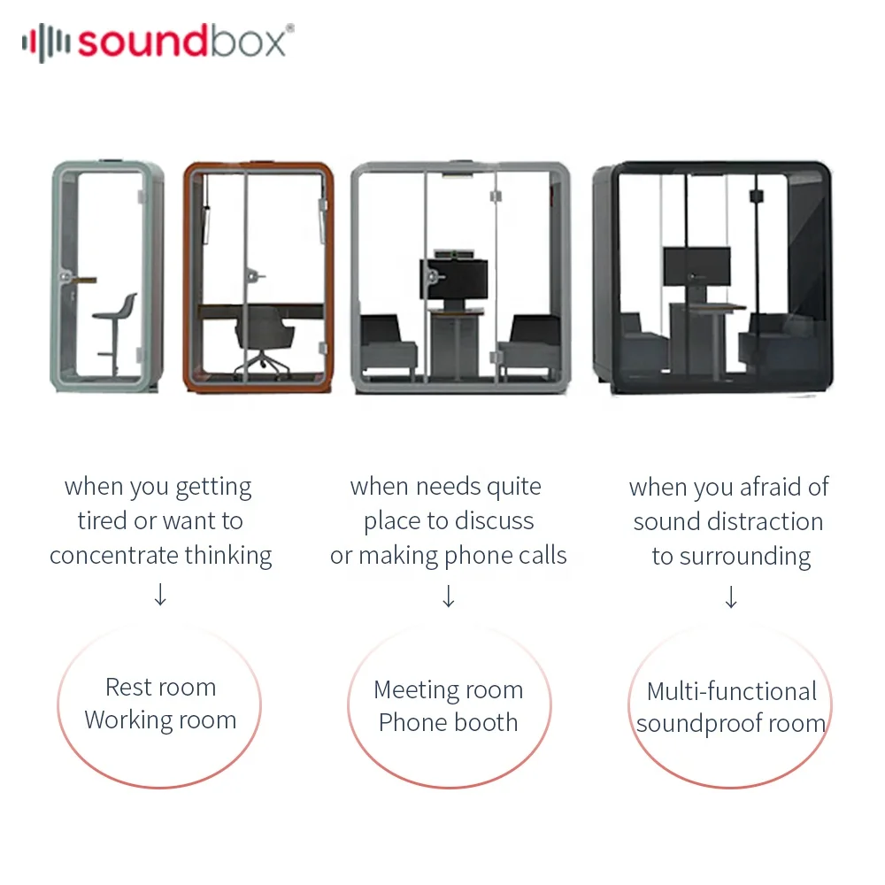 SOUNDBOX Безмолвная офисная акустическая телефонная будка современный телефонный стенд для встреч людей с ограниченными возможностями