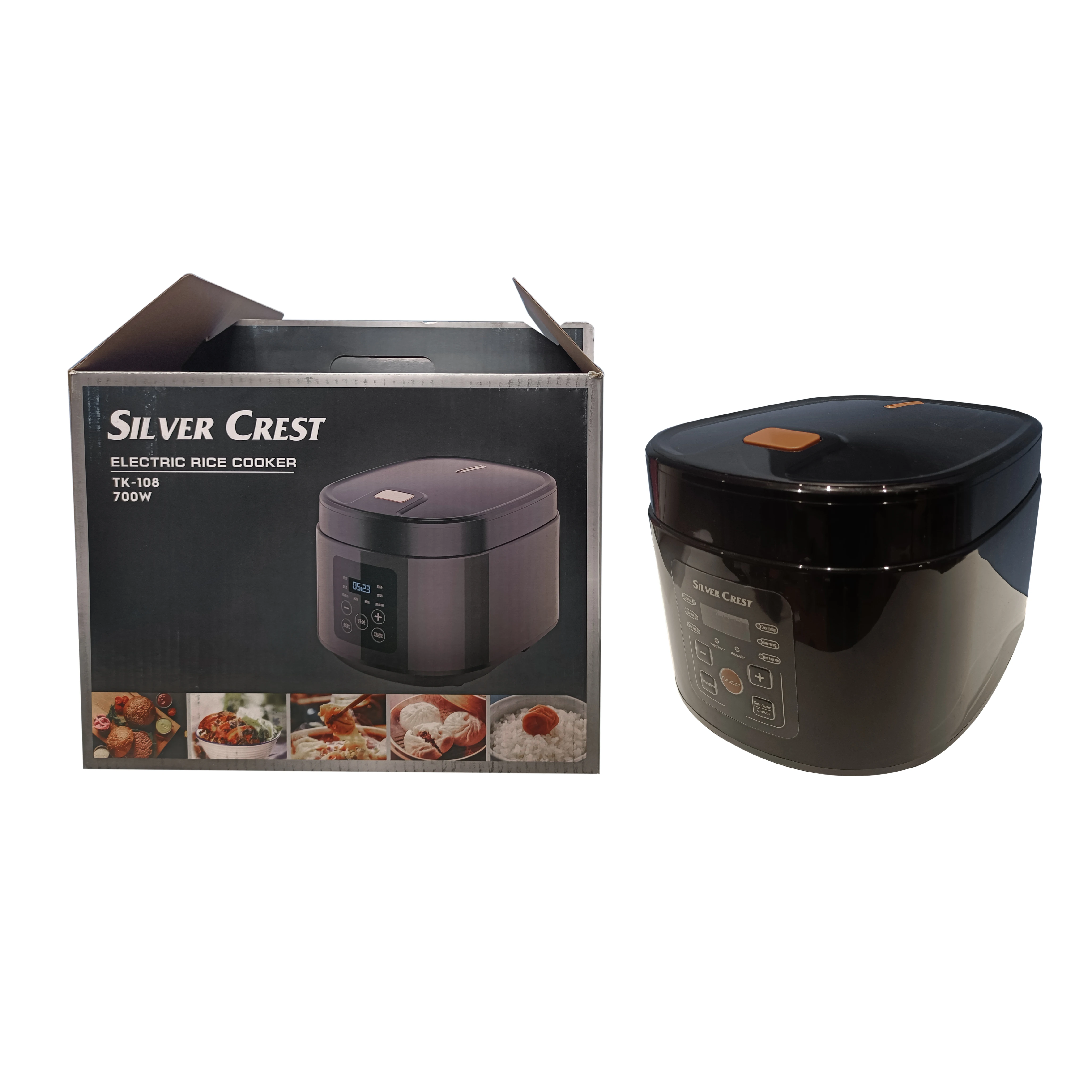 
 2021 г., онлайн-Цена на производитель SILVER CREST, антипригарная электрическая рисоварка с автоматической маленькой рисоваркой с низким содержанием сахара, оптовая продажа  