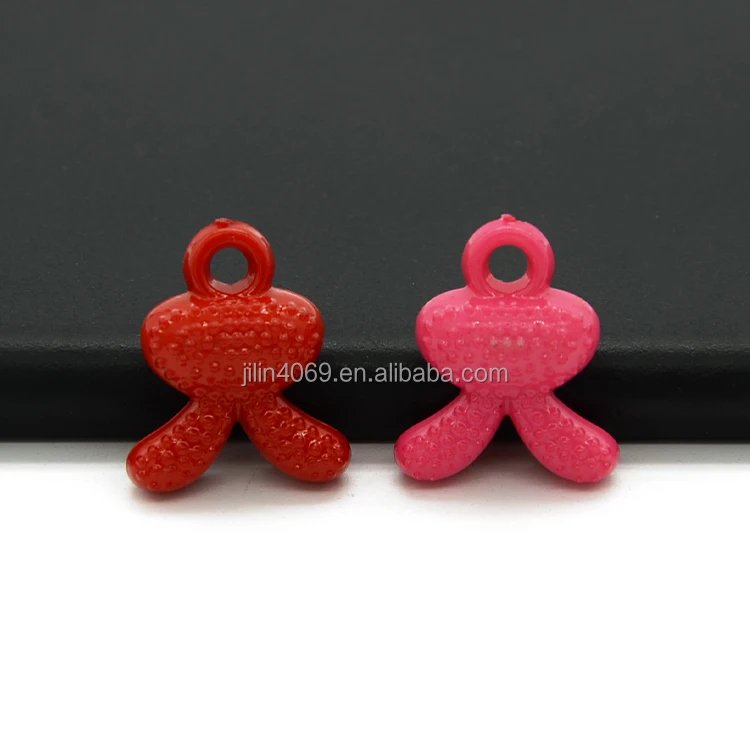 22*18*11mm Cute Rabbit Halloween Acrylic Beads Fashion Children Hair Beads 400pcs/500g Hip Hop Charm Necklace Pendant