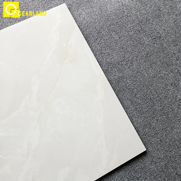 Азиатская керамическая нано-фарфоровая плитка цвета слоновой кости остекленная напольная