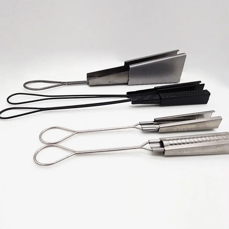 Manufacturer Wholesale Stainless Steel Optical Fiber Cable Drop Wire Clamp For FTTH