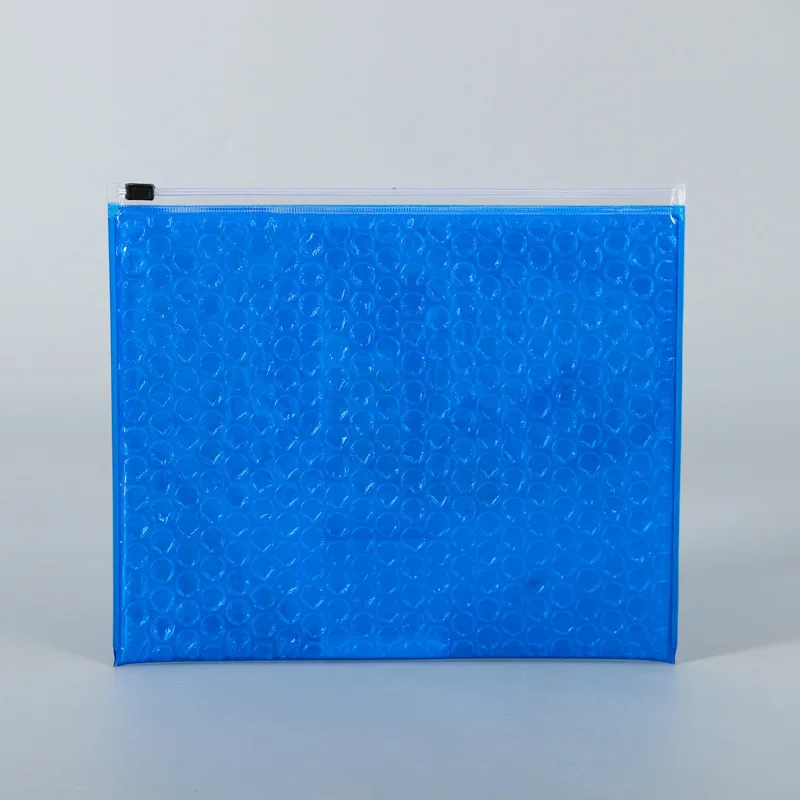 Wholesale transparent zipper bubble mailer plastic ziplock bubble bag heart  zipper bubble bag